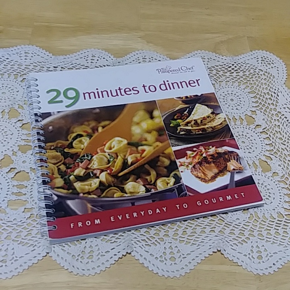 Pampered Chef Cookbook, 29 Minutes to Dinner Vol 1 Quick Meal Menus